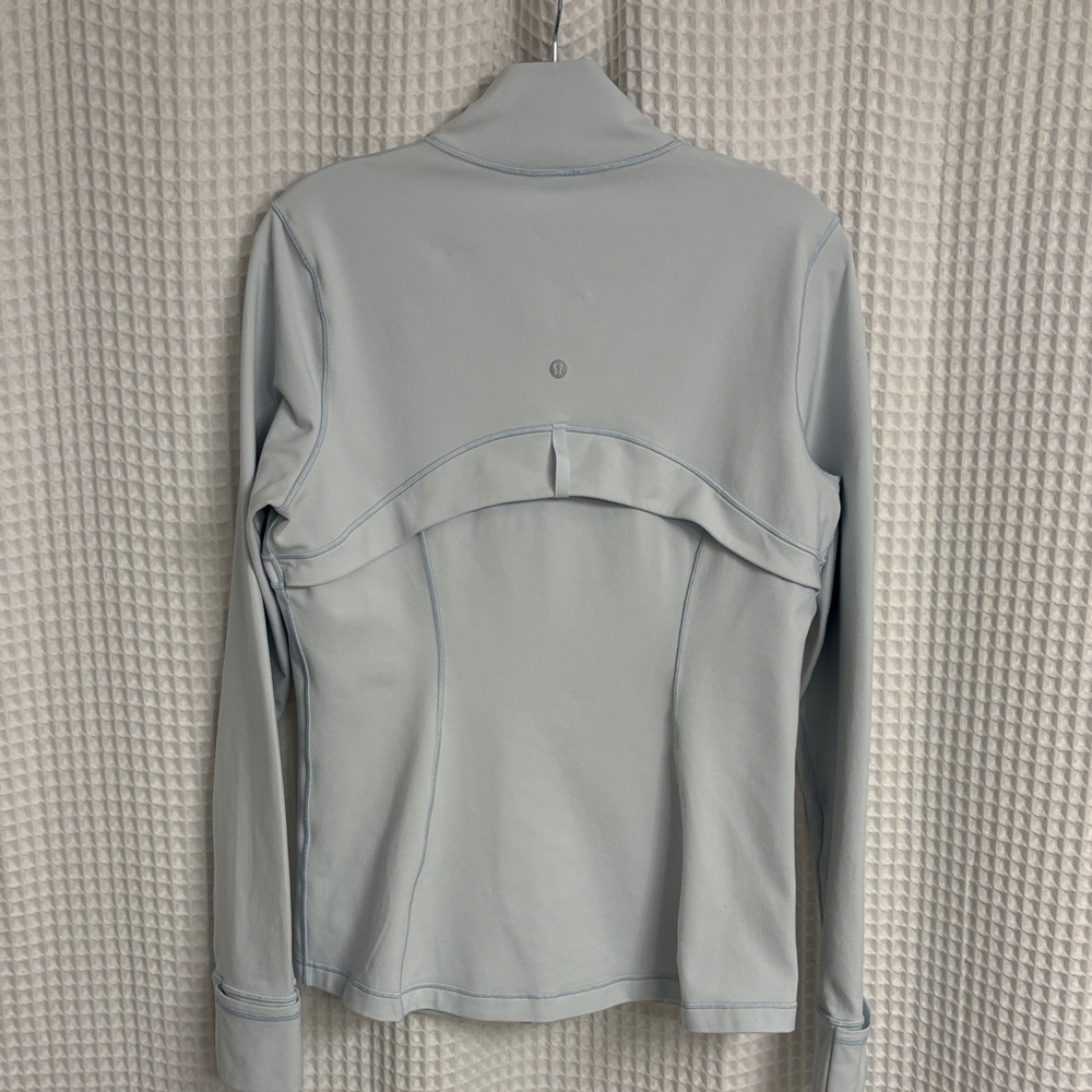 Lululemon Define Jacket Luon ~ Size 12 ~ Sheer Blue - Picture 10 of 13